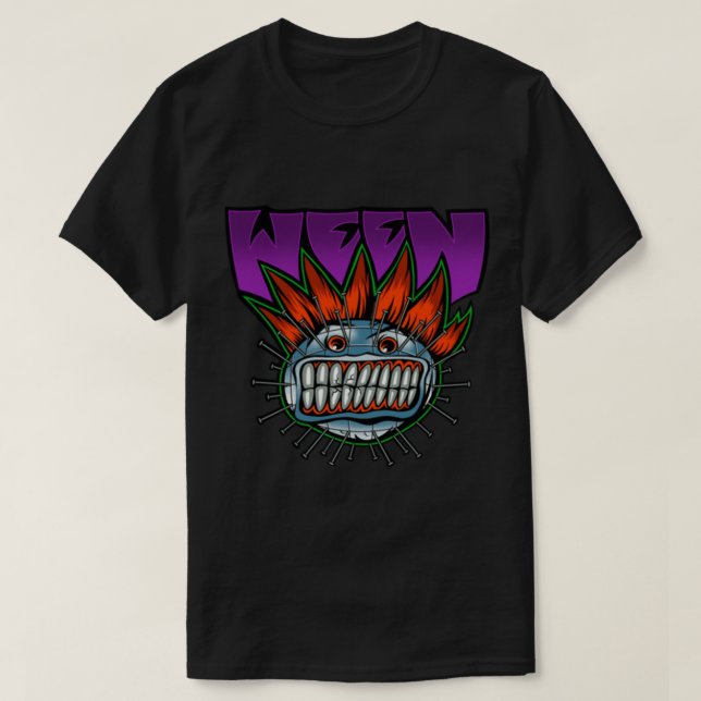 Camiseta Ween Pinhead Boognish (Frente do Design)