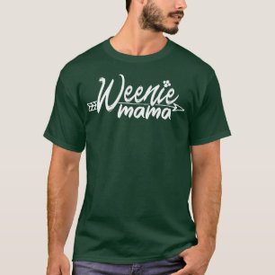 Camiseta Weenie Dachshund Weiner Mãe