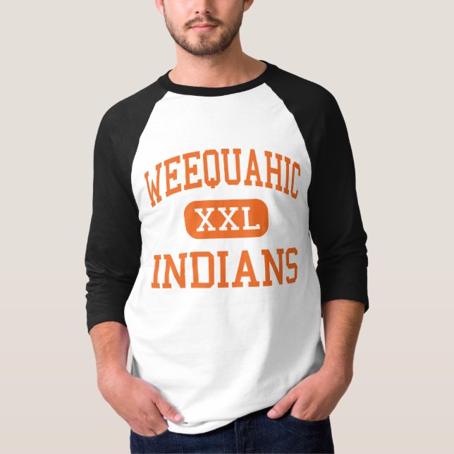 Camiseta Weequahic - indianos - alto - Newark New-jersey (Frente)