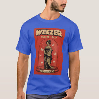Camiseta Weezer Pinkerton Butterfly song Vintage Japanese r