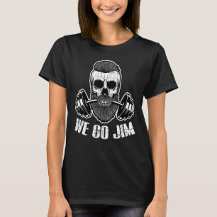 Camiseta WeGoJim Bro Culture Gym Workout Beard Pump Malhaçã