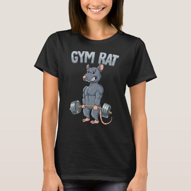 Camiseta Weight Training Deadlift Gym Rat (Frente)