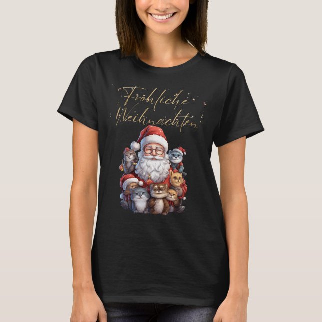 Camiseta Weihnachten mit unseren Liebsten (Frente)