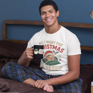 Camiseta Weihnachten: Schlaf Ist Alles