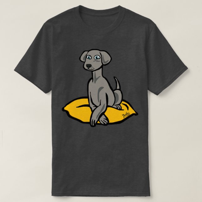 Camiseta Weimaraner (Frente do Design)