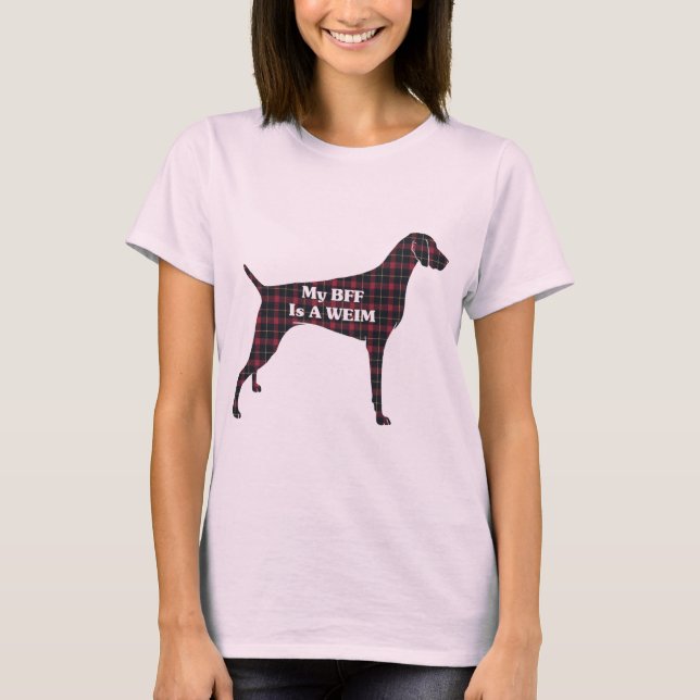 Camiseta Weimaraner BFF (Frente)