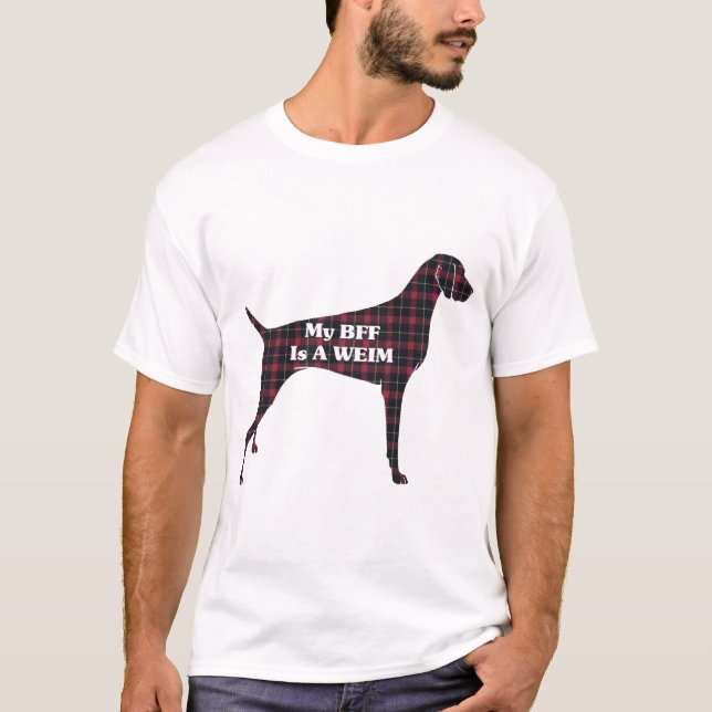 Camiseta Weimaraner BFF (Frente)