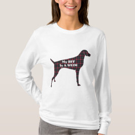 Camiseta Weimaraner BFF