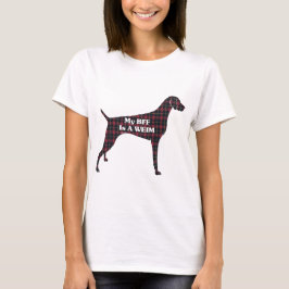Camiseta Weimaraner BFF