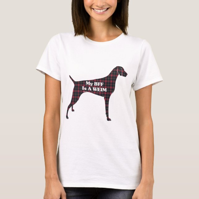 Camiseta Weimaraner BFF (Frente)