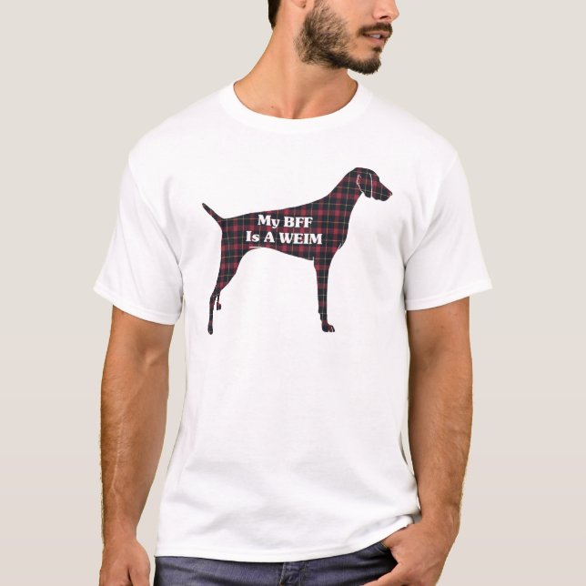 Camiseta Weimaraner BFF (Frente)