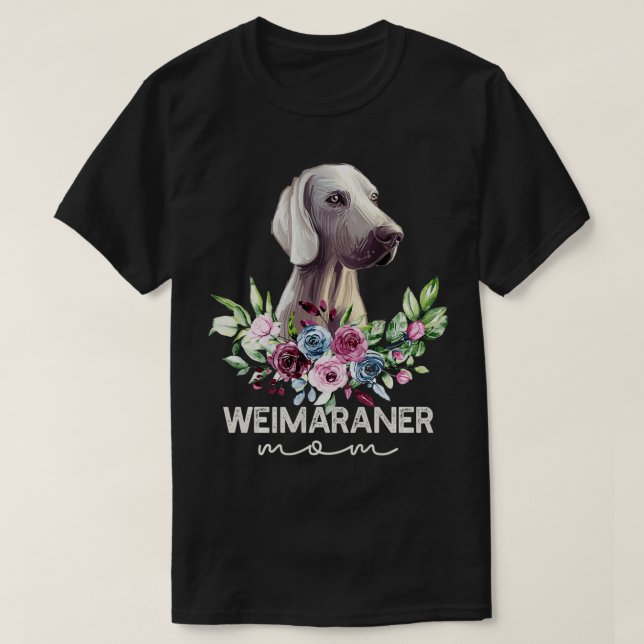 Camiseta Weimaraner Difs Mãe (Frente do Design)