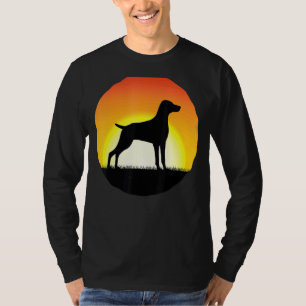 Camiseta Weimaraner Dog Retro