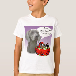 Camiseta Weimaraner Halloween Candy
