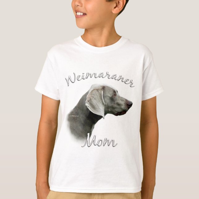 Camiseta Weimaraner Mãe 2 (Frente)