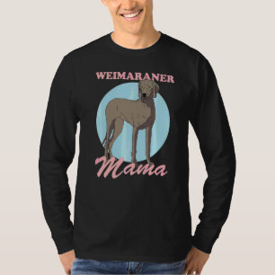 Camiseta Weimaraner Mama Proprietário do Cachorro Weimarane