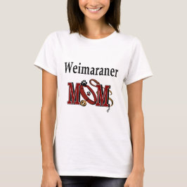 Camiseta Weimaraner Mamãe Gifts