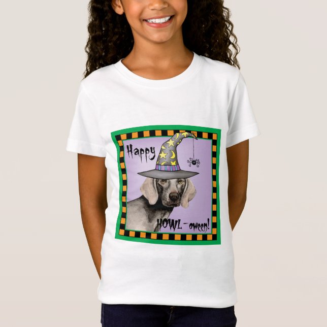 Camiseta Weimaraner Witch (Frente)