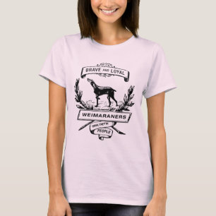 Camiseta Weimaraners pensa que são pessoas