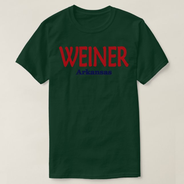 Camiseta Weiner Arkansas TShirt (Frente do Design)