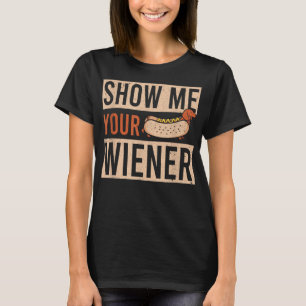Camiseta Weiner Rides Funny Dachshund T- Shirt