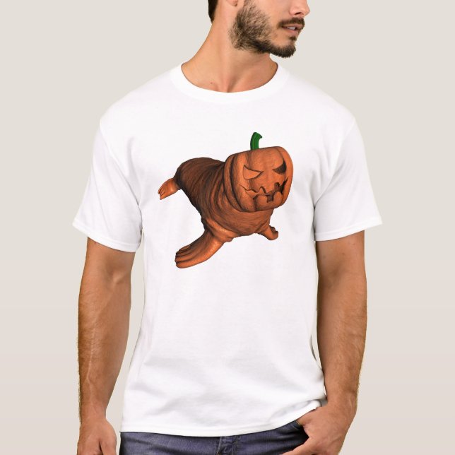 Camiseta Weird Halloween Walrus (Frente)