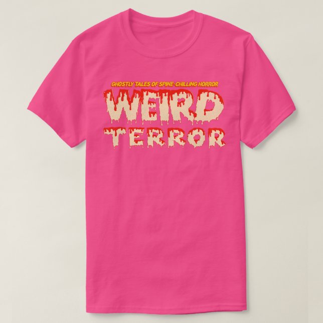 Camiseta Weird Terror Vintage Magazine (Frente do Design)