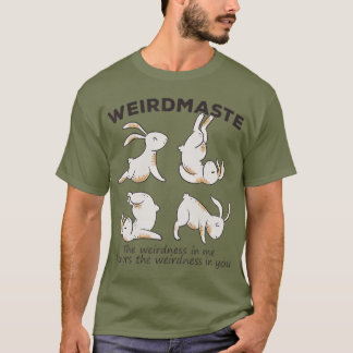 Camiseta Weirdmaste Definição Coelhinhos Coelhos Engraçados