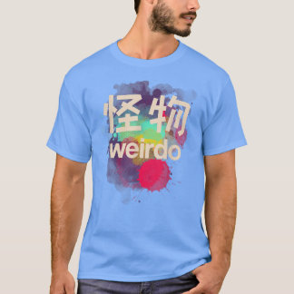 Camiseta Weirdo em Kanji (Letras Japonesas)