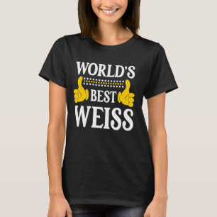 Camiseta Weiss Surname Funny Team Family Sobrenome World's