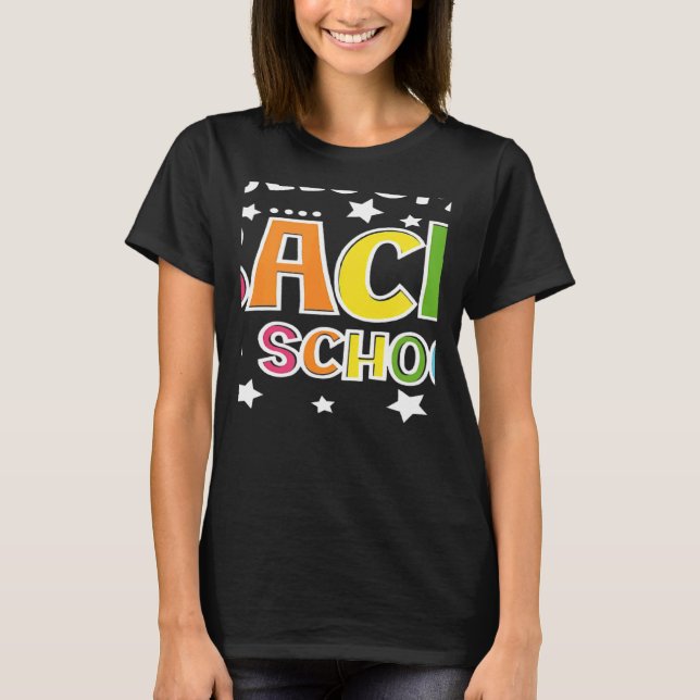 Camiseta Welcome Back To School Christmas 2023 Outfit Half  (Frente)