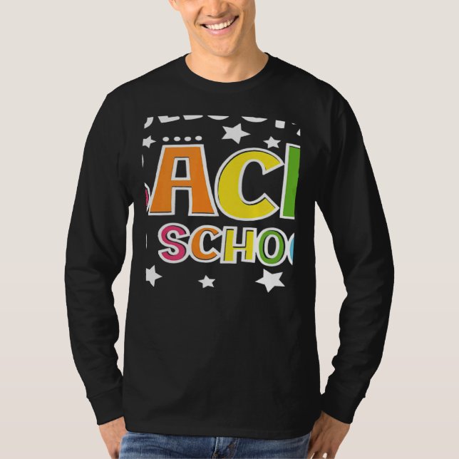 Camiseta Welcome Back To School Christmas 2023 Outfit Half  (Frente)