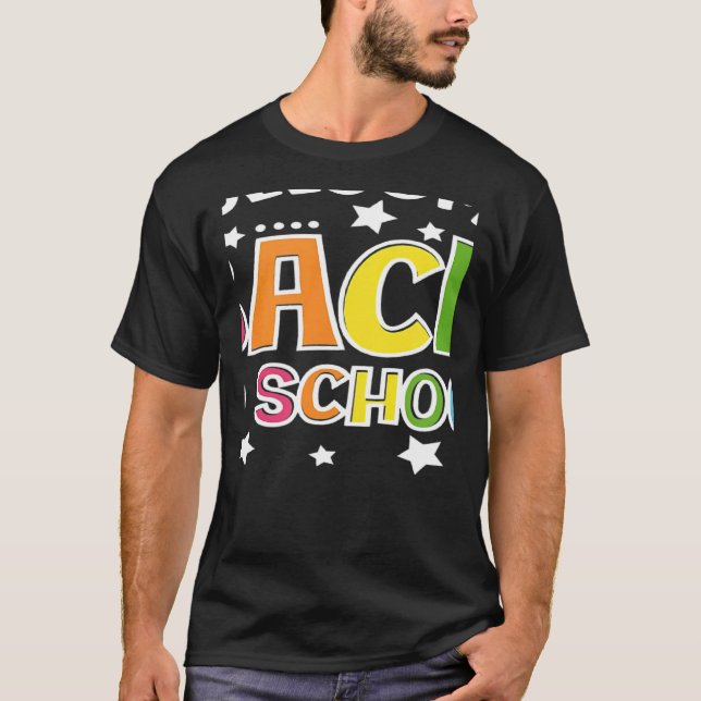 Camiseta Welcome Back To School Christmas 2023 Outfit Half  (Frente)