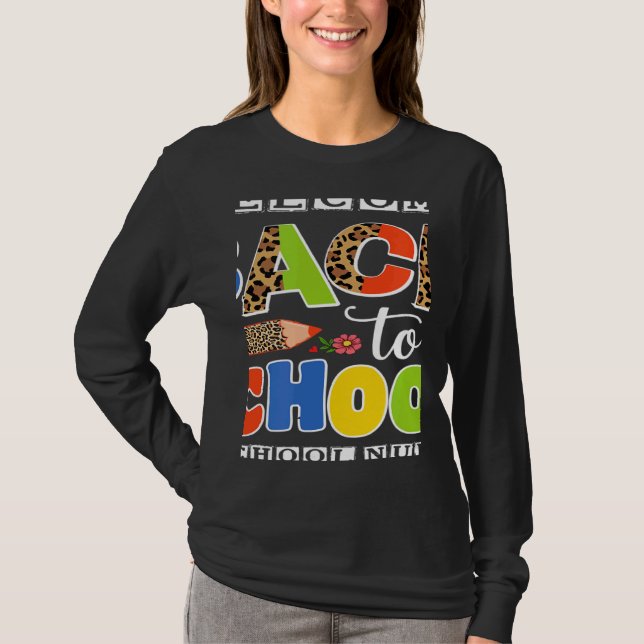 Camiseta Welcome Back To School elementary school teacher n (Frente)