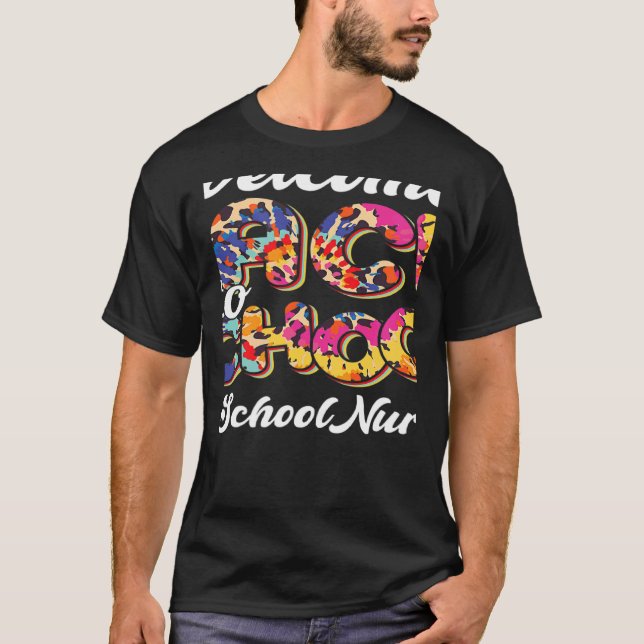 Camiseta Welcome Back To School Nurse 1st Day Of School Nur (Frente)