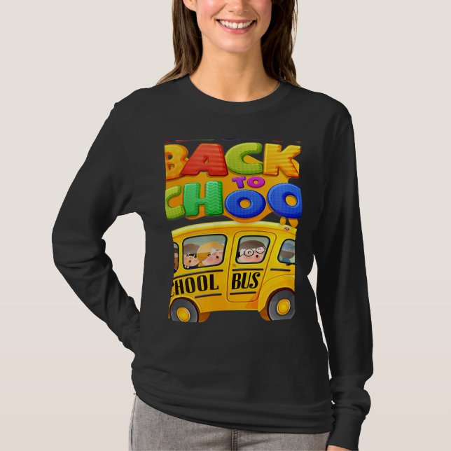 Camiseta Welcome Back to School School Bus Driver Mens Boys (Frente)