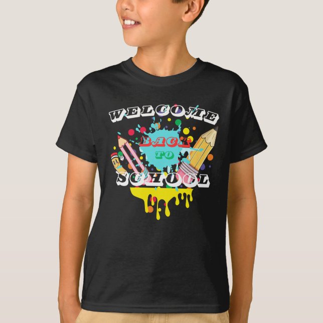 Camiseta Welcome Back to School T-Shirt for Kids (Frente)