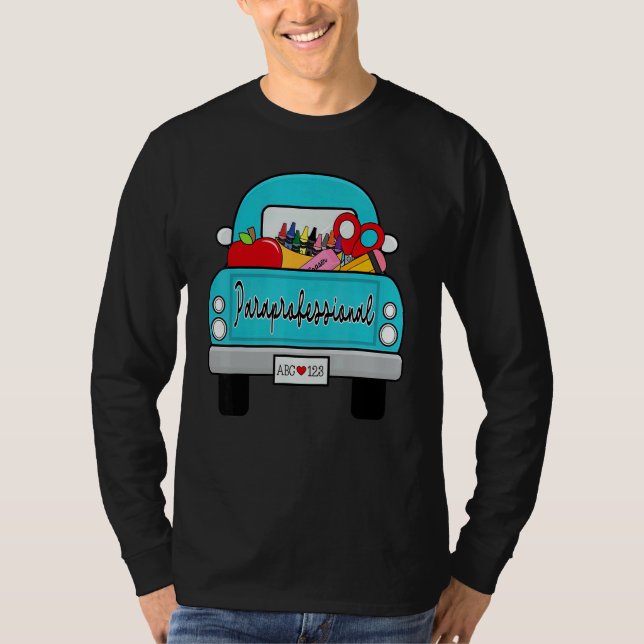 Camiseta Welcome Back to School With Truck   Paraprofession (Frente)
