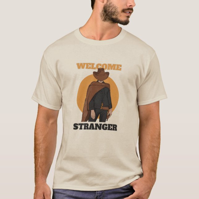 Camiseta Welcome Stranger - Cowboy (Frente)