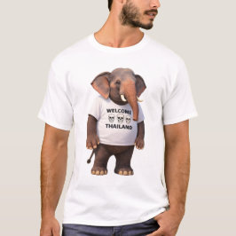 Camiseta Welcome Thailand Elephant Skull