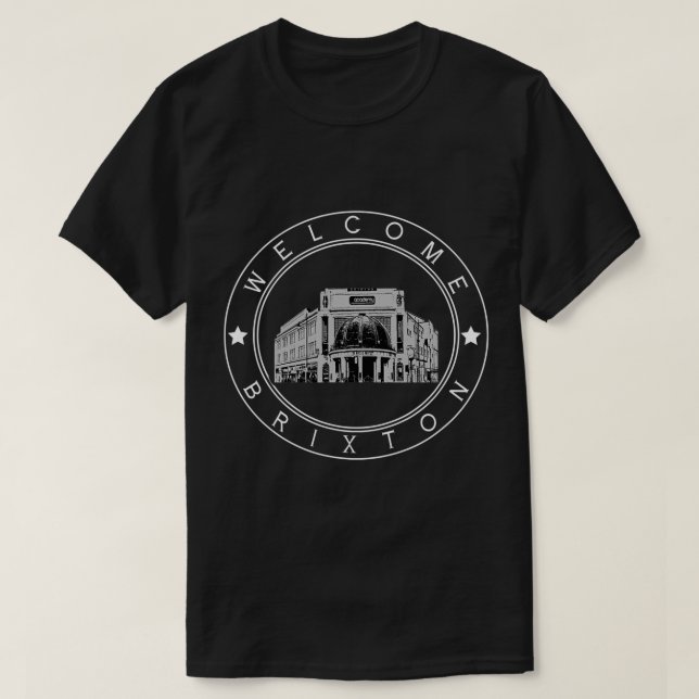 Camiseta Welcome to Brixton Cult T Shirt Design from London (Frente do Design)
