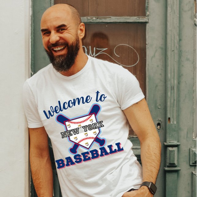 Camiseta "Welcome to New York Baseball" City Pride Sports  (Criador carregado)
