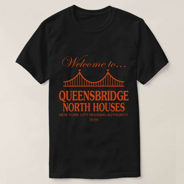 Camiseta Welcome to Queensbridge North Houses T-Shirt Class (Frente do Design)