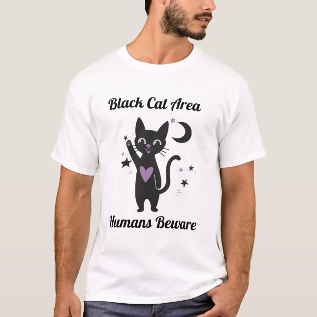 Camiseta Welcome to the Black Cat Zone T-Shirt (Frente)