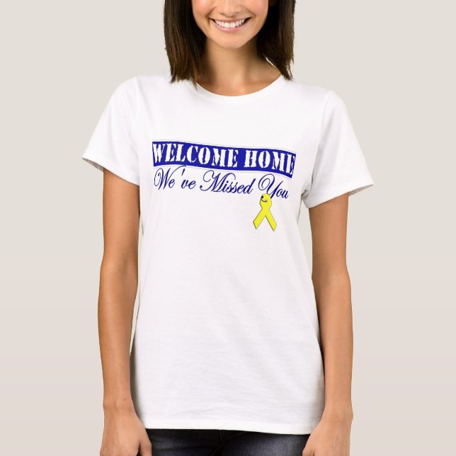 Camiseta welcomehomemissedyou (Frente)