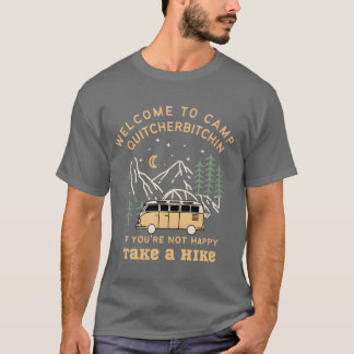 Camiseta Welcomeo Camp Quitcherbitchin Happy Camper family
