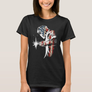 Camiseta Welder American Flag Usa Patriotic Welder
