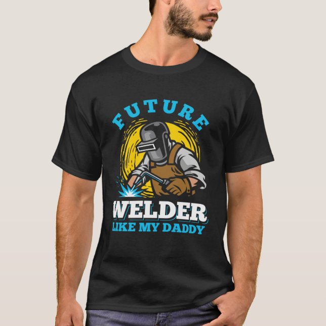 Camiseta welder clothes for men  welding dad (Frente)