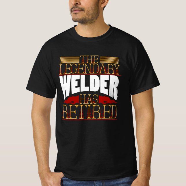 Camiseta Welder Retirement Welding (Frente)