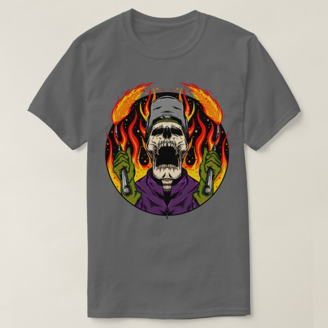 Camiseta Welder Skull  (Frente do Design)